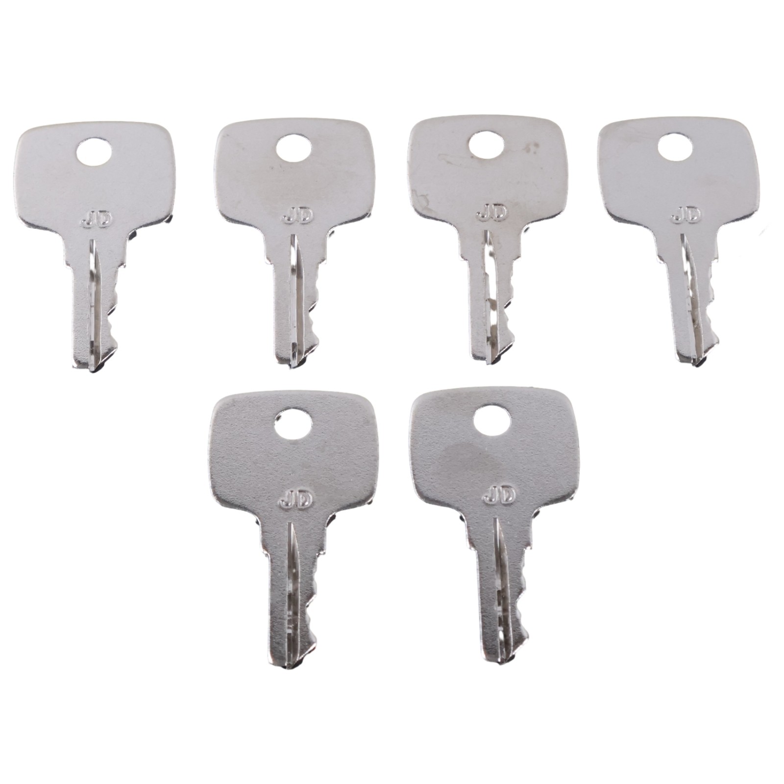 6PK Ignition Keys AR51481 for John Deere 710J 710G 310J 310K 310L 325J 410J 410L