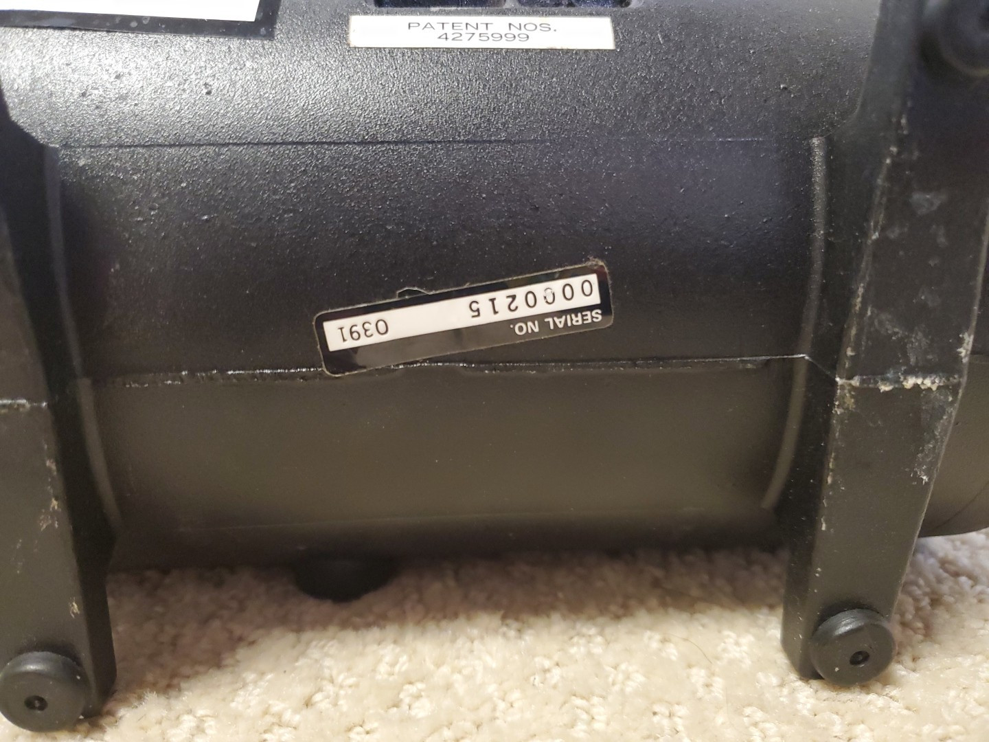 BADGER COMPRESSOR MODEL 180-11 Oilless Compressor Automatic Shut Off NAIL Works.