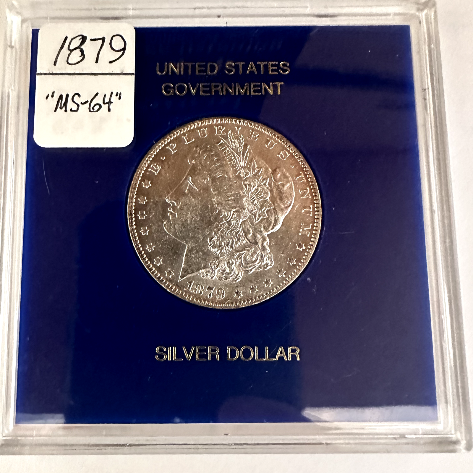 1879 P Morgan Silver Dollar $1 Reverse Toning Free Shipping