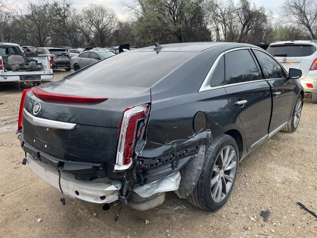 Driver Left Sun Visor Cloth Fits 13-17 XTS 1011211