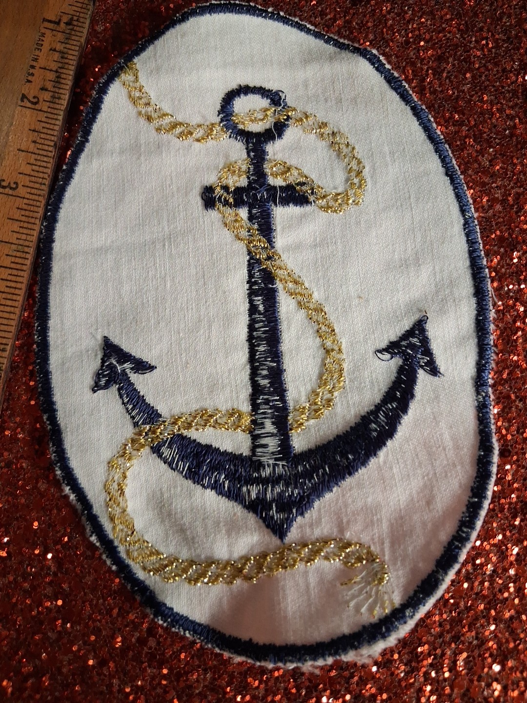 Embroidered United States Navy Patch Free Shipping