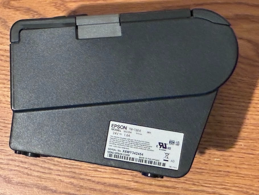 Epson TM-T88VI POS USB Thermal Printer M338A
