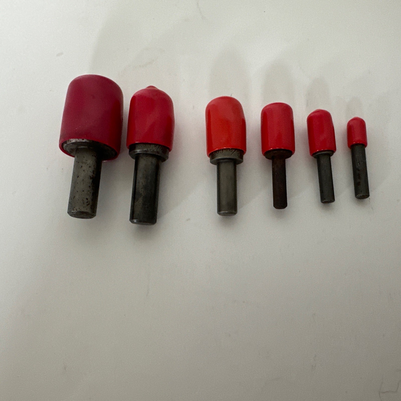 6 Pc Keo 1/4",3/8",1/2",5/8”,3/4" & 1" x 60 Deg Single Flute Countersinks Set