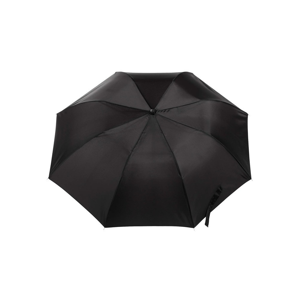Auto Open Umbrella with Recycled Canopy in Black