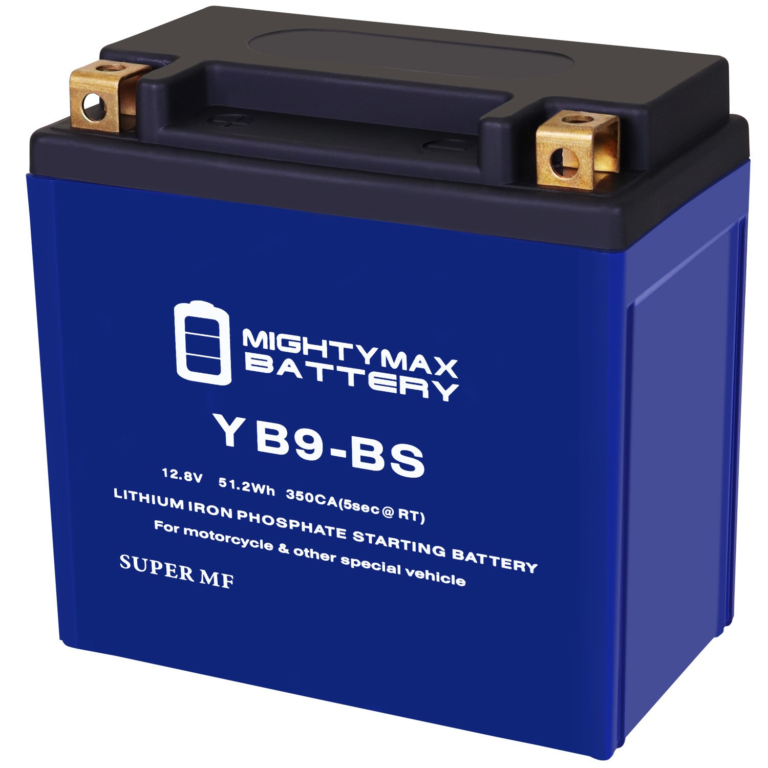 Mighty Max YB9-BS Lithium Replacement Battery for Honda 250 CM250C Custom 82-83