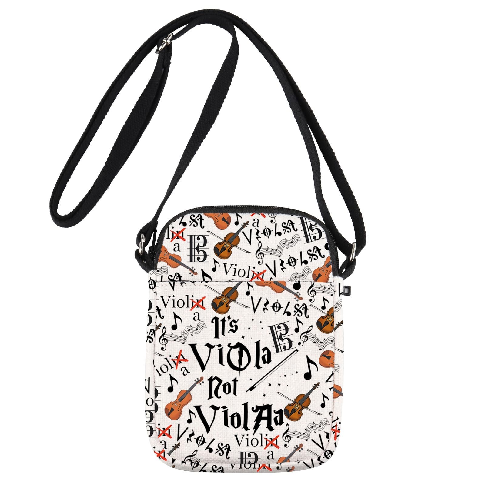 Viola Crossbody Bag for Violists | Perfect Alto Clef Gift for Players