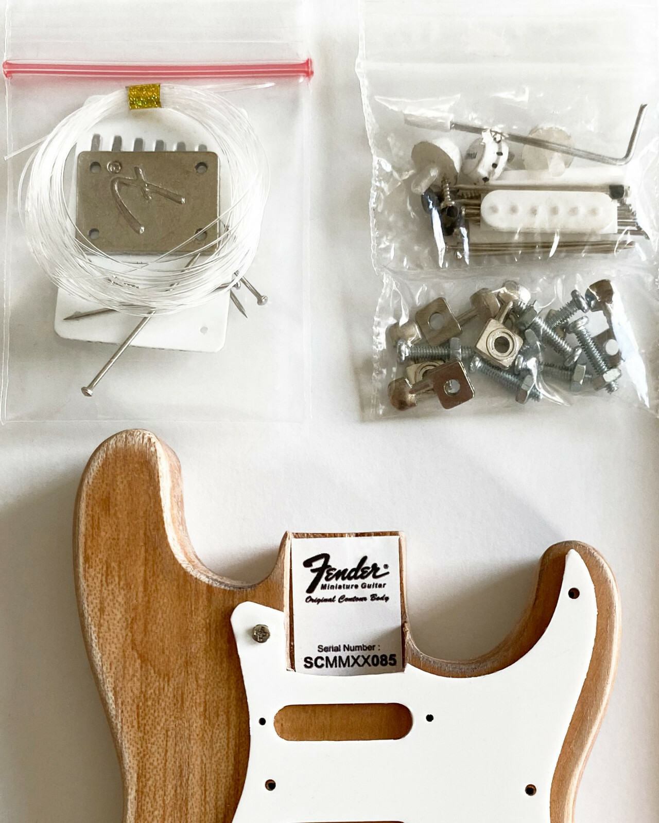 Fender Stratocaster Model Kit - Build Your Own Mini Strat! Kit by Axe Heaven