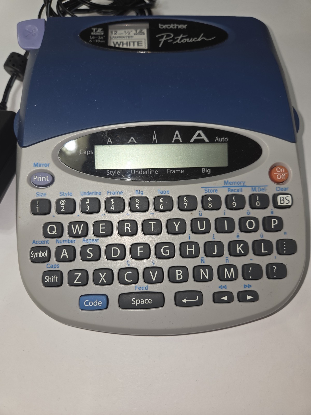 Brother P-touch PT-1750 Electronic Label Maker Tested and Working