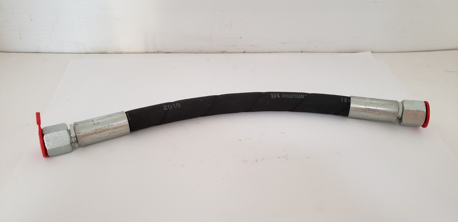 MANULI HYDRAULIC HOSE, TECALTO 18-07, 145 BAR, 10-1/2" LONG, NNB