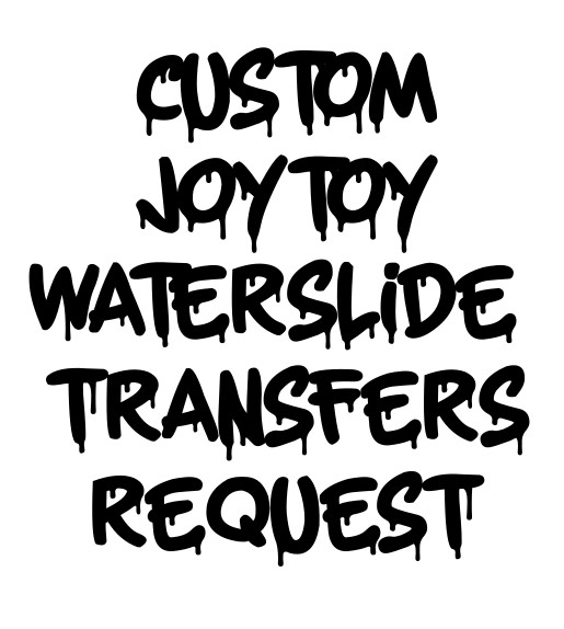 Warhammer 40k JOYTOY FIGURES Custom Waterslide Transfer Decal Service Commission