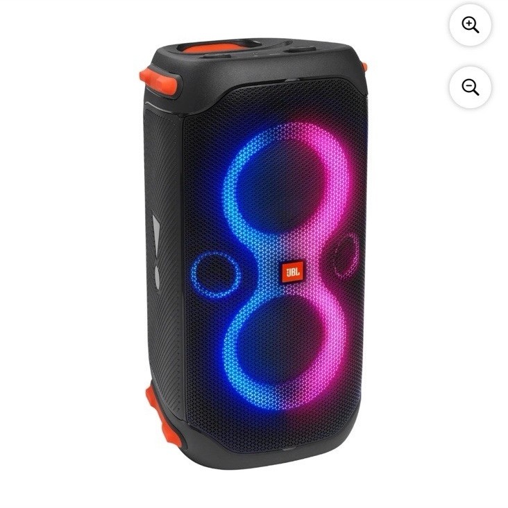 JBL PartyBox Boombox Bluetooth Speaker Bass Boost Party Lights Splashproof Black