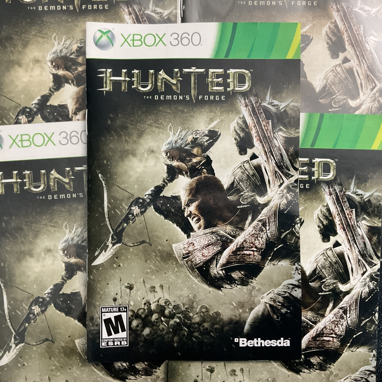 Hunted The Demon's Forge Microsoft Xbox 360 Instruction Manual Only