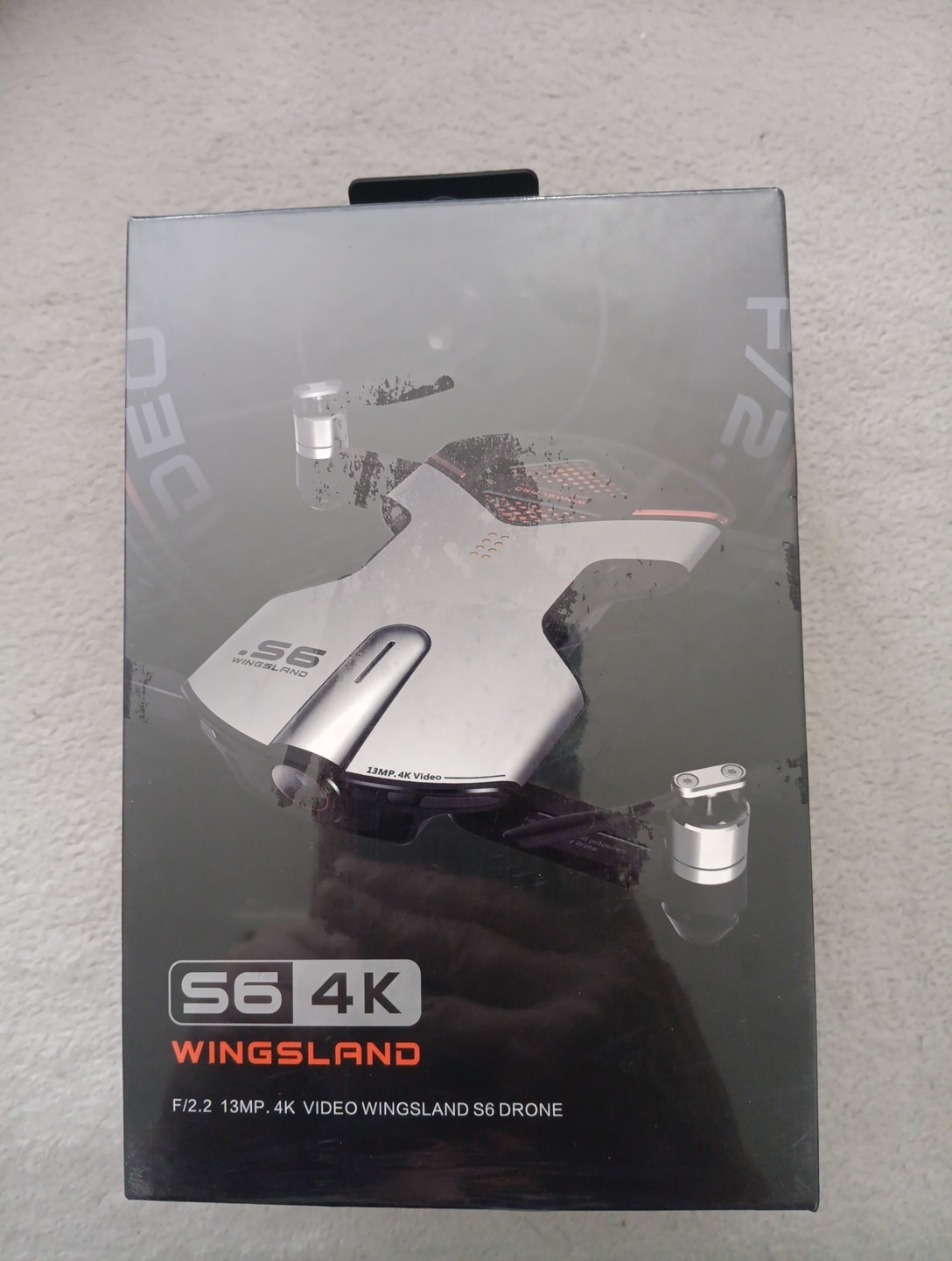 Wingsland S6 Drone GPS WI-FI APP Control 4K UHD Quadcopter Leopard Print Sealed