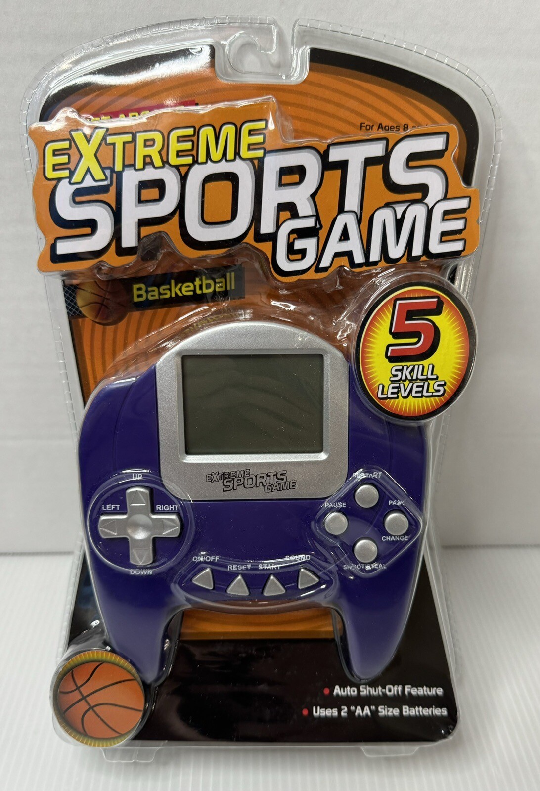 Pocket Arcade Exreme Sports Game New Sealed Basketball 5 Skill Levels 2008