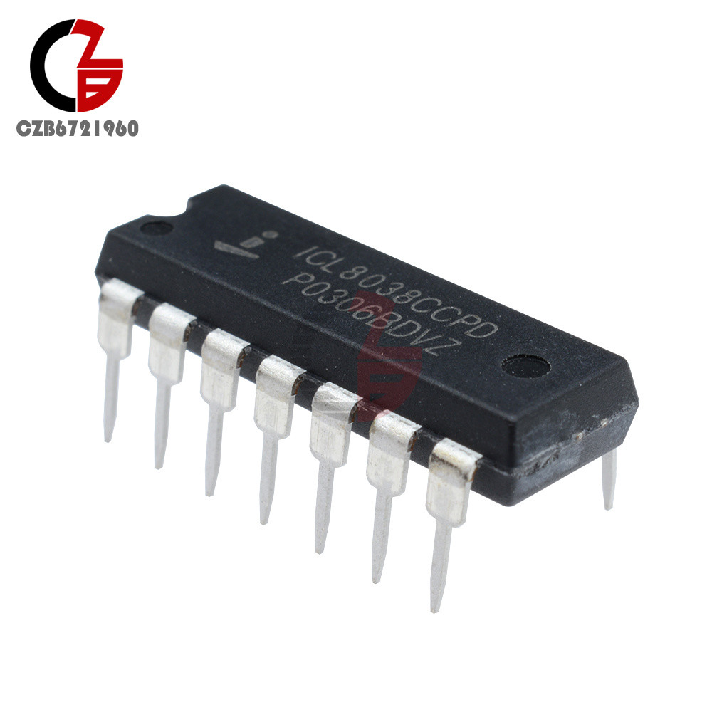 5pcs ICL8038 Signal Generator ICL8038CCPD INTERSIL IC OSCILL GEN/VOLT CONTROL