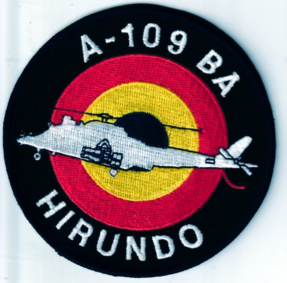 Belgian air force A-109 BA Hirundo helicopter roundel patch