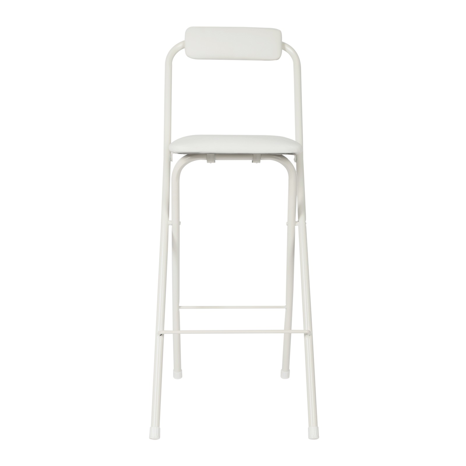 White 27.56" Height Folding Chair Folding Seat Office Home Event Wedding Party