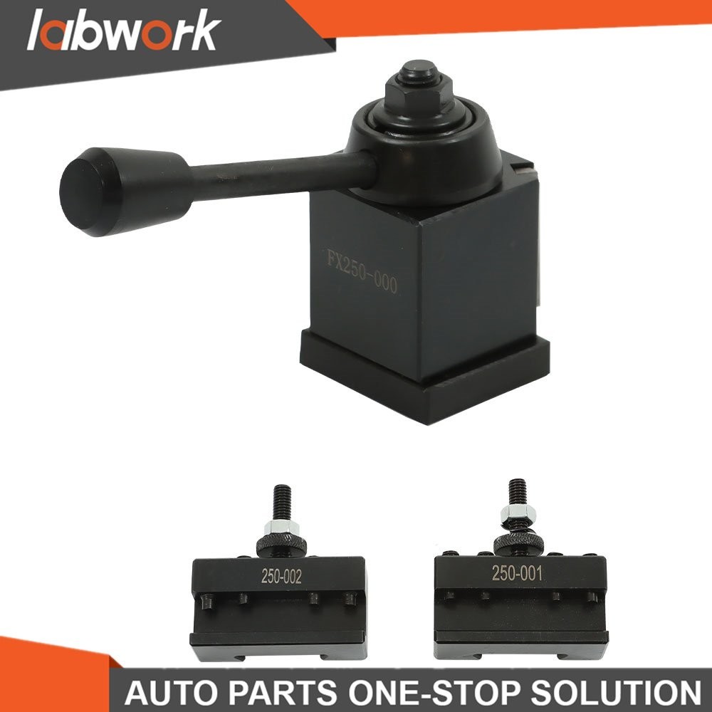 Labwork OXA 250-000 Wedge Type Quick Change Tool Post Set For Lathe Up 3PCS