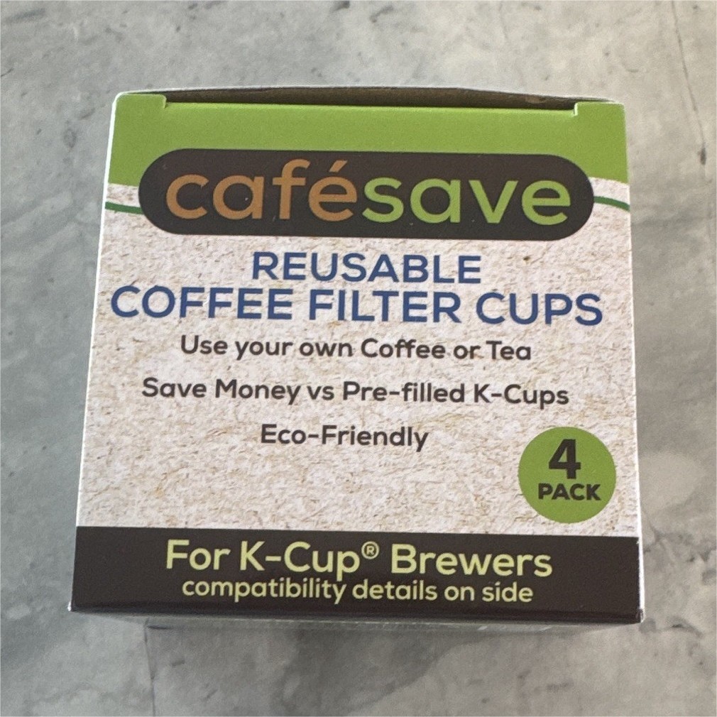 cafésave Reusable Coffee Filter Cup for Keurig K-Cup Brewers 4-Pack Purple