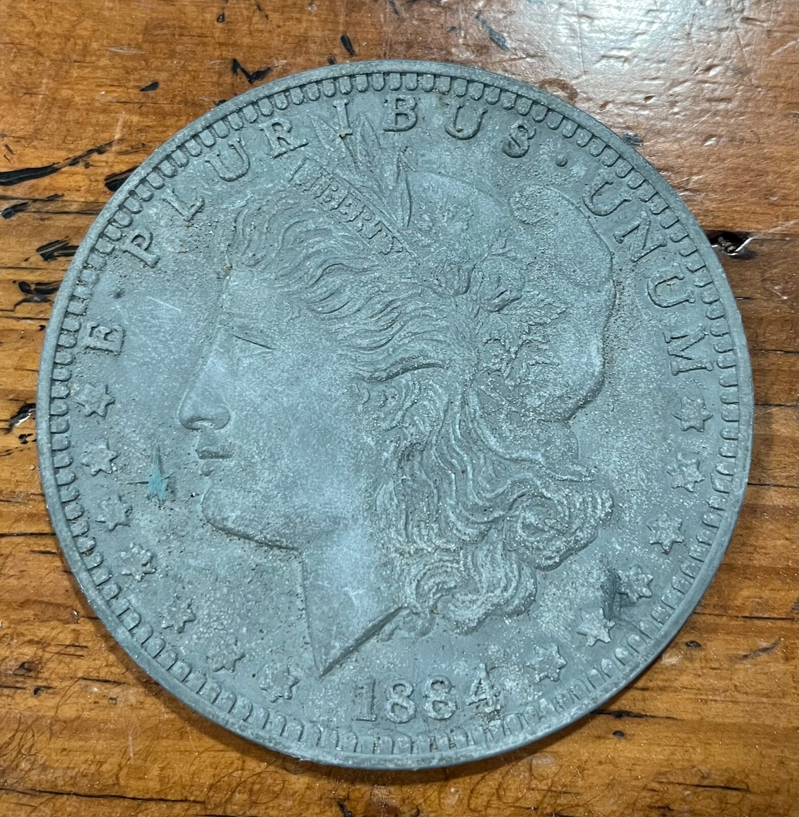 Vintage 1970's  3" 1884 United States One Dollar Coin