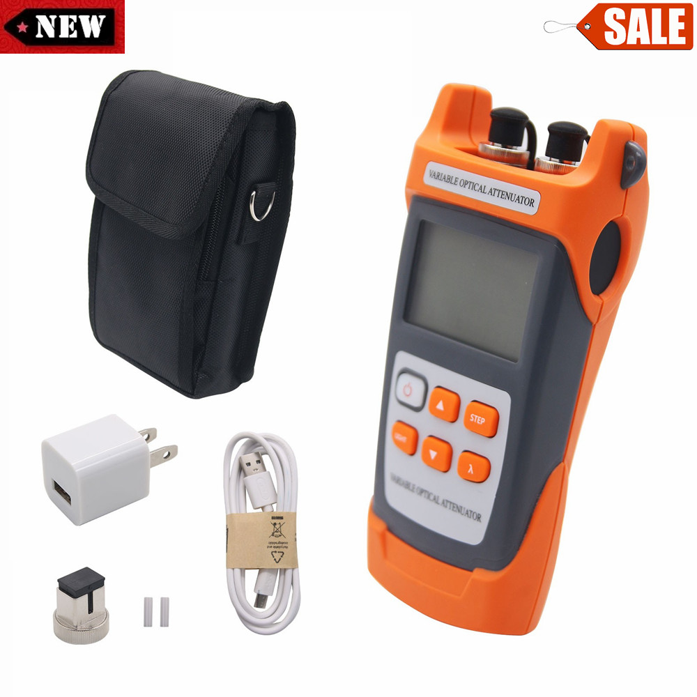Variable Optical Attenuator Optical Multimeter Digital LCD Screen NK305 30DB