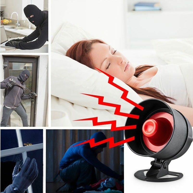 KERUI Home Office Siren Security Alarm System+2*Motion Detector,Remote Control