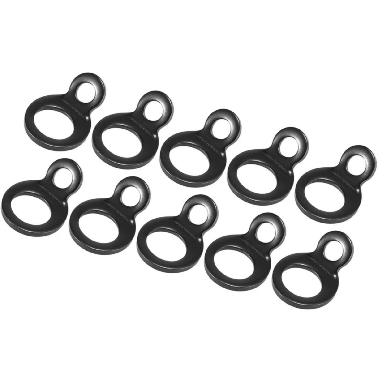 10Pcs Steel Motorcycle Tie Down Anchors Hooks Dirt Bike Tie Down Strap Rings