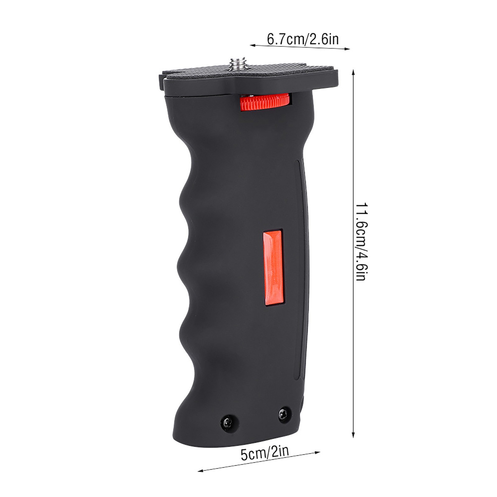 Camera Handle Grip Mount Portable Plastic 1/4 Screw Extension Handheld Wit BEA