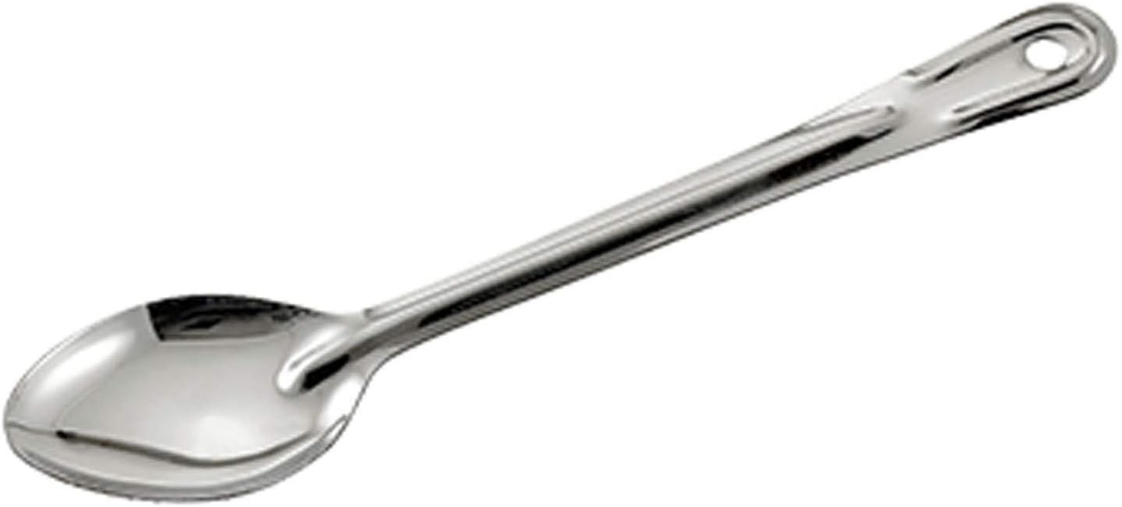 Basting Spoon Solid, Silver 11 inch
