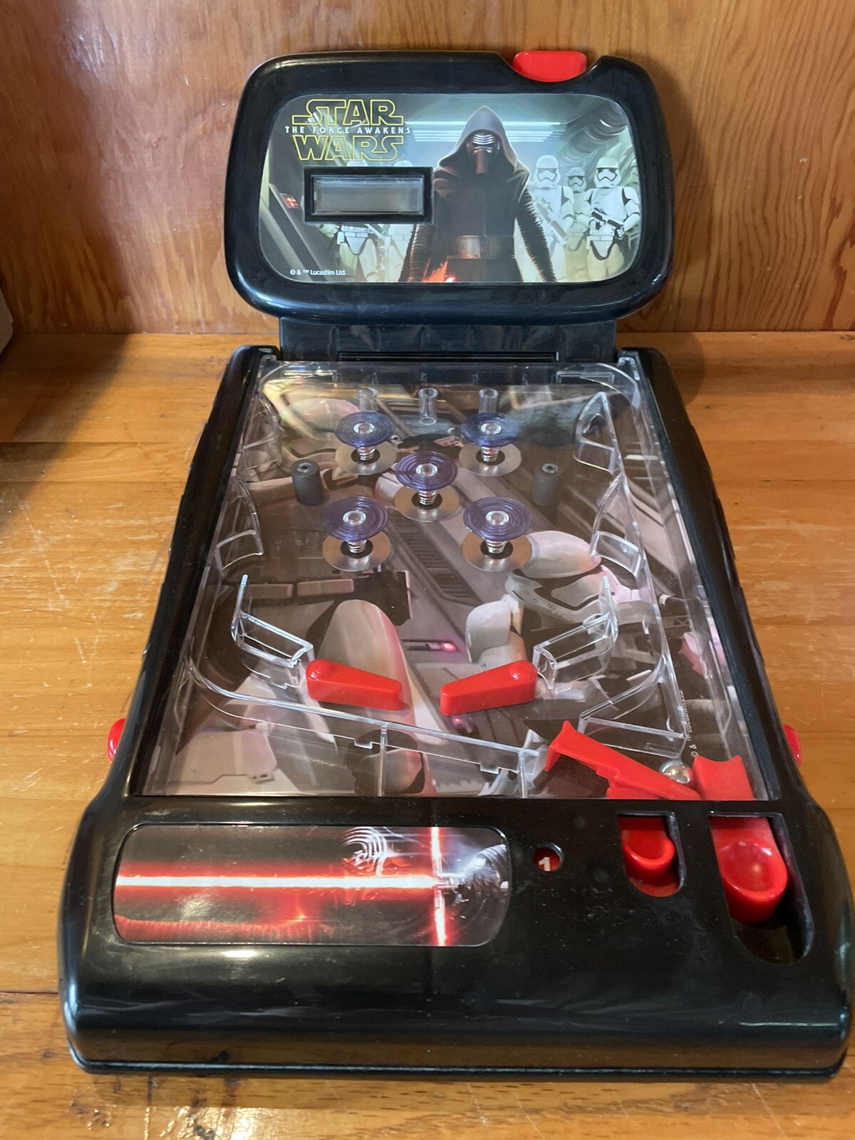Star Wars "The Force Awakens" Table Top Electronic Pinball (2009) WORKS