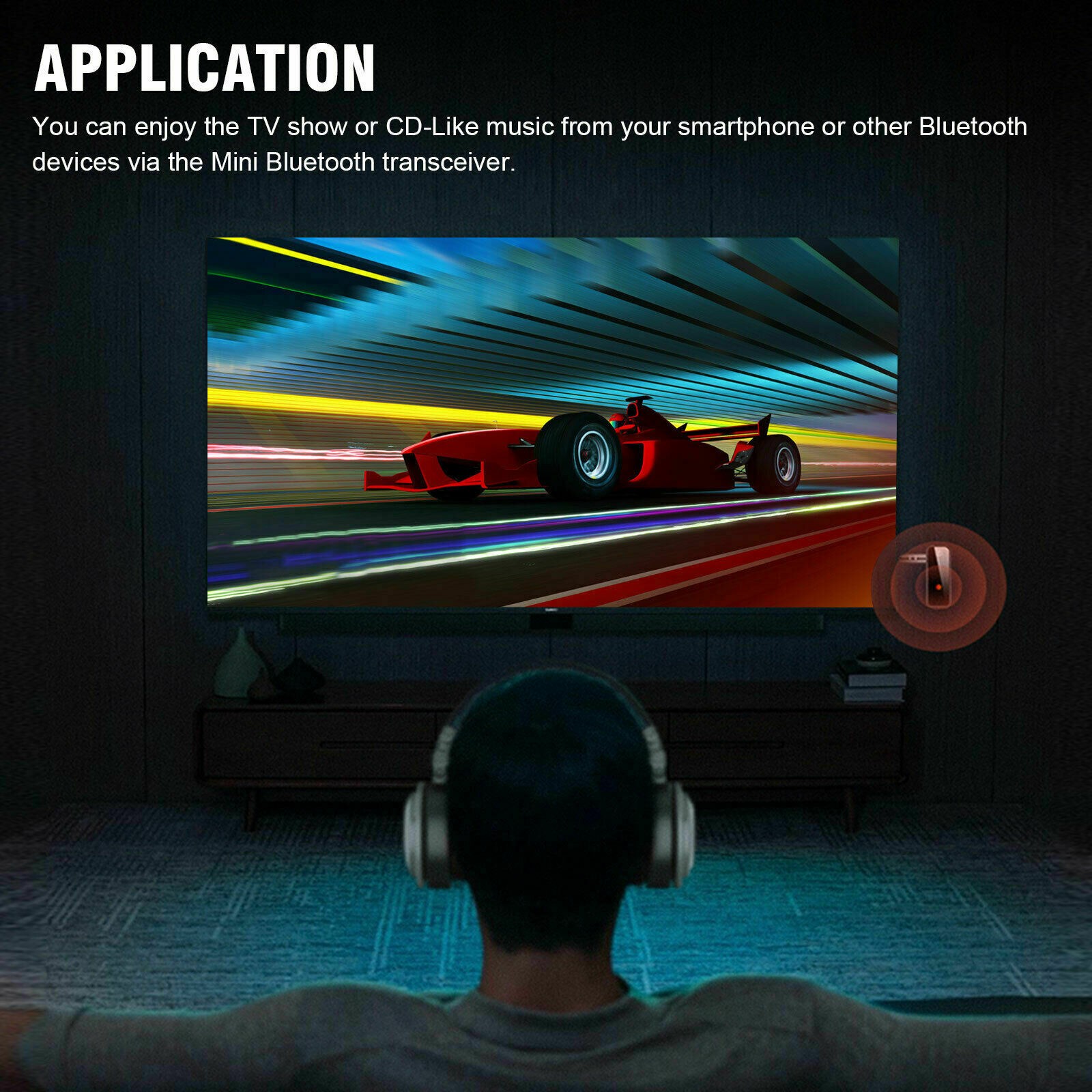2 IN 1 Universal Bluetooth 5.0 Audio Transmitter Receiver Adapter With 3.5 Cable