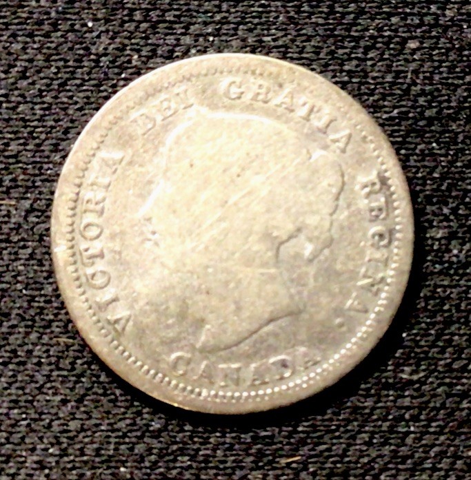1870 Canada Silver! 5 Cents! ENN Coins