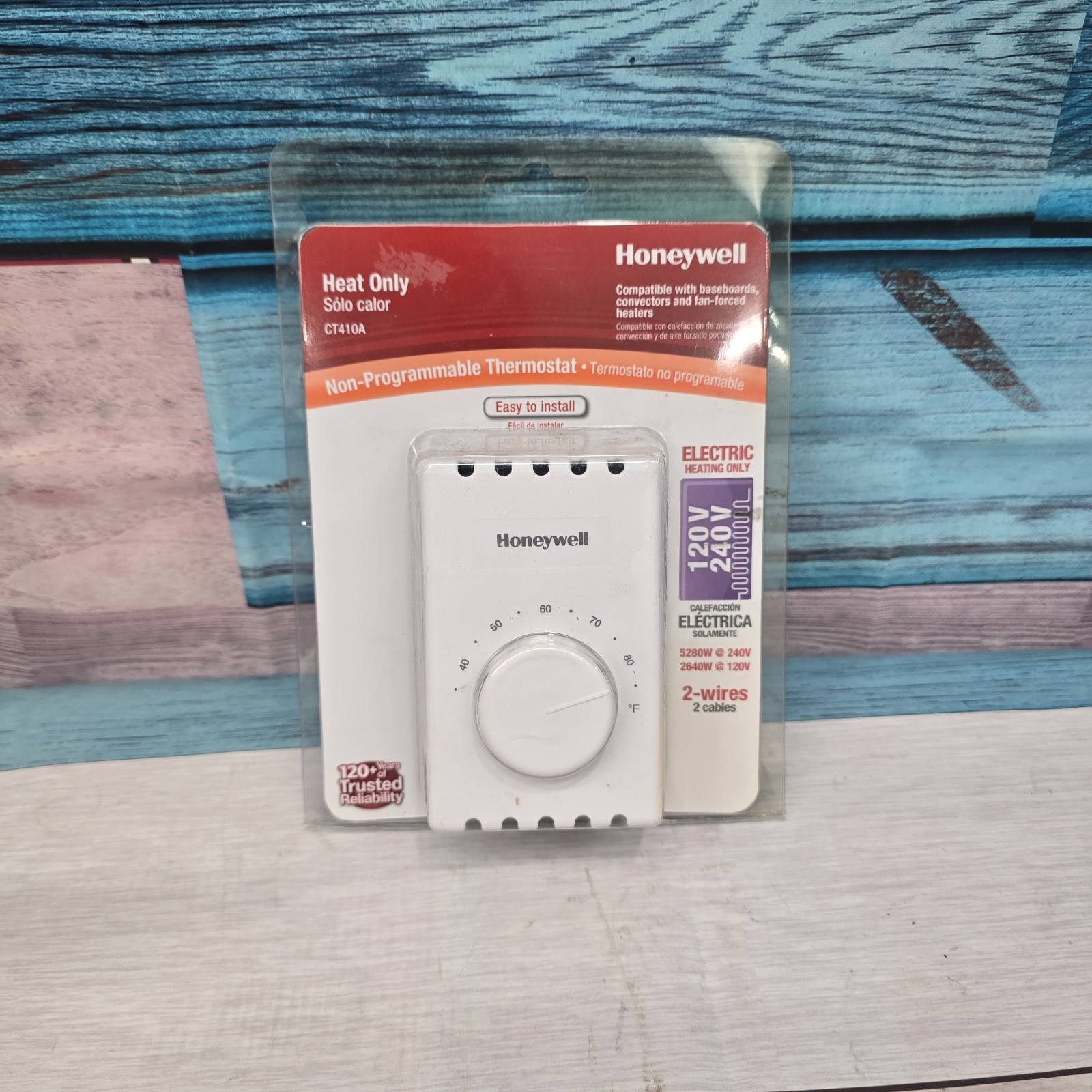Honeywell Home CT410A Non-Programmable Electric Heat Thermostat