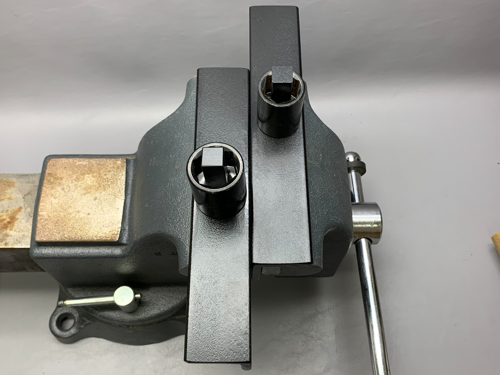 Blacksmith Bending Fork Jig Adjustable 1/2" Square Shank Fits Standard Sockets