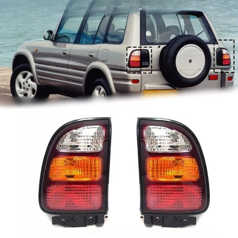 For RAV-4 RAV4 1994-2000 Left& Right Pair Side Tail Light Rear Lamp Signal Light