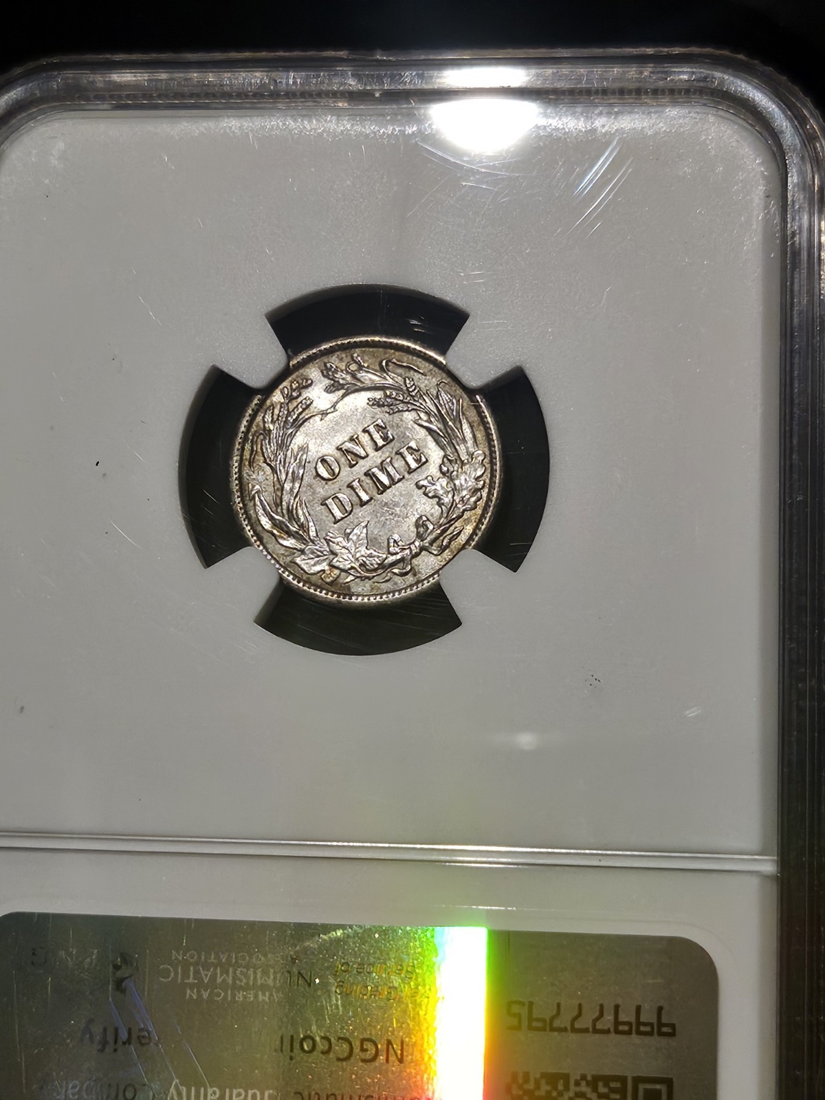 1907 Barber Dime 10c MS61 Silver
