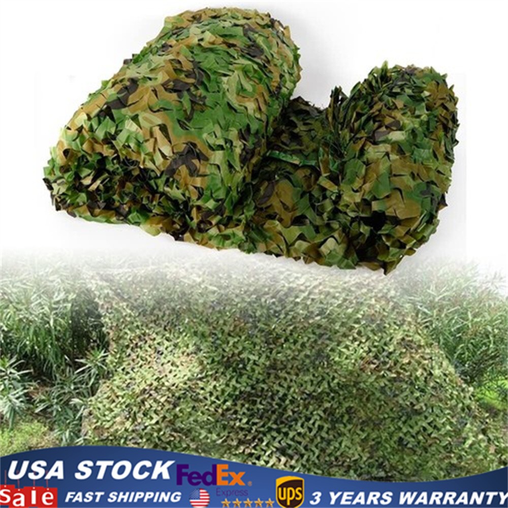 6*8m Camping Camouflage Netting Military Camo Sunshade Mesh Hunting Car Cover