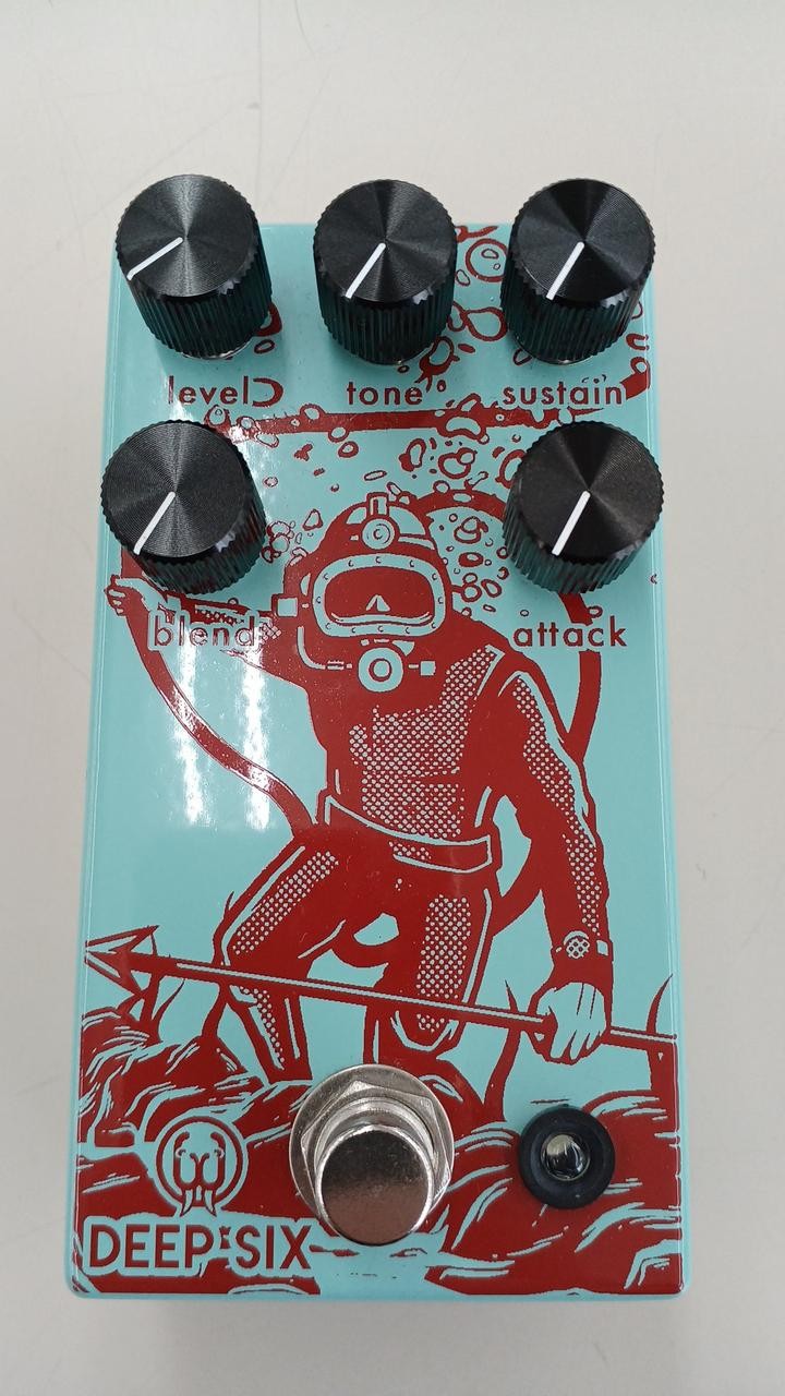 WALRUS AUDIO Deep Six V3 Compressor Effect Pedal Used