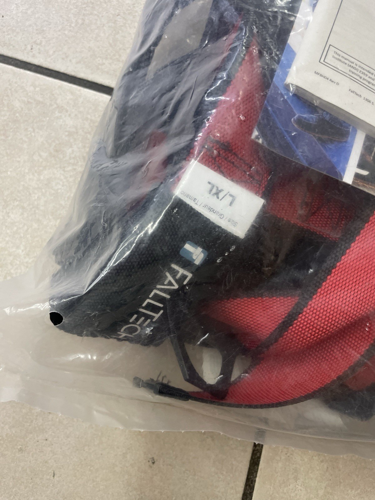 FallTech Large/XL 7008CLX Tradesman Pro Standard Non-belted Harness Polyester