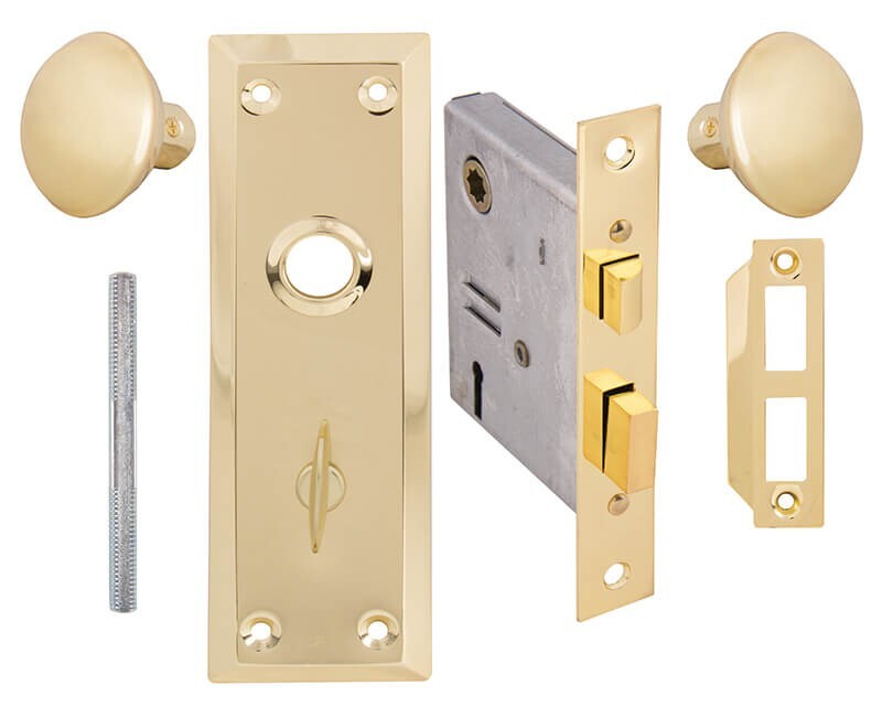 Tuff Stuff-Inside Mortise Bathroom Lockset - No Key