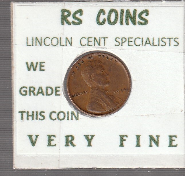 1934 thru 1939 P+D+S NICER GRADE 17 COIN COMPLETE SET of VERY FINE LINCOLN CENTS
