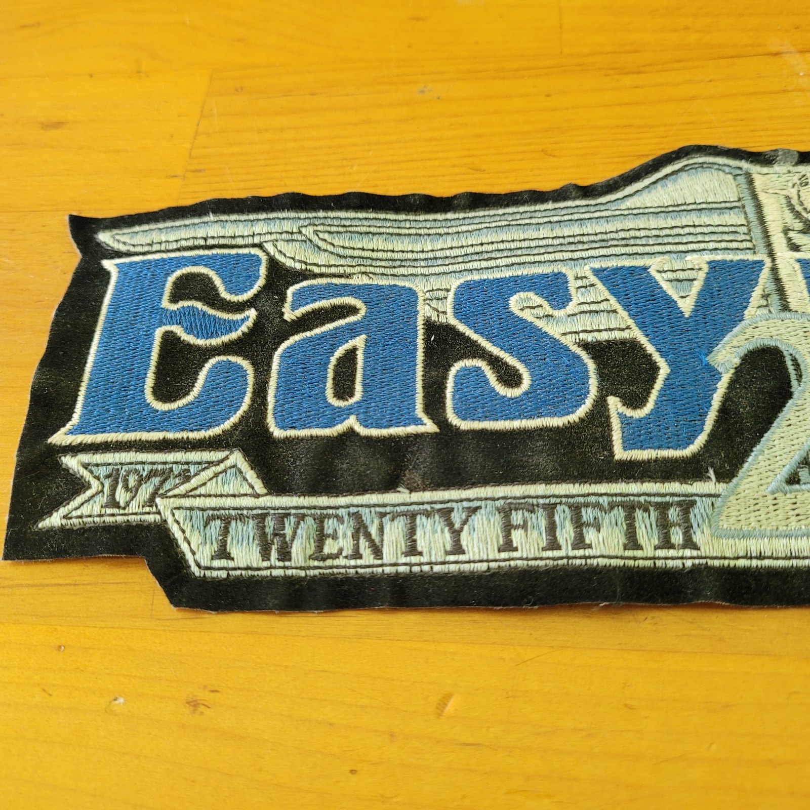 Easyriders 25th Anniversary Large Embroidered Biker Jacket Vest Patch 11"