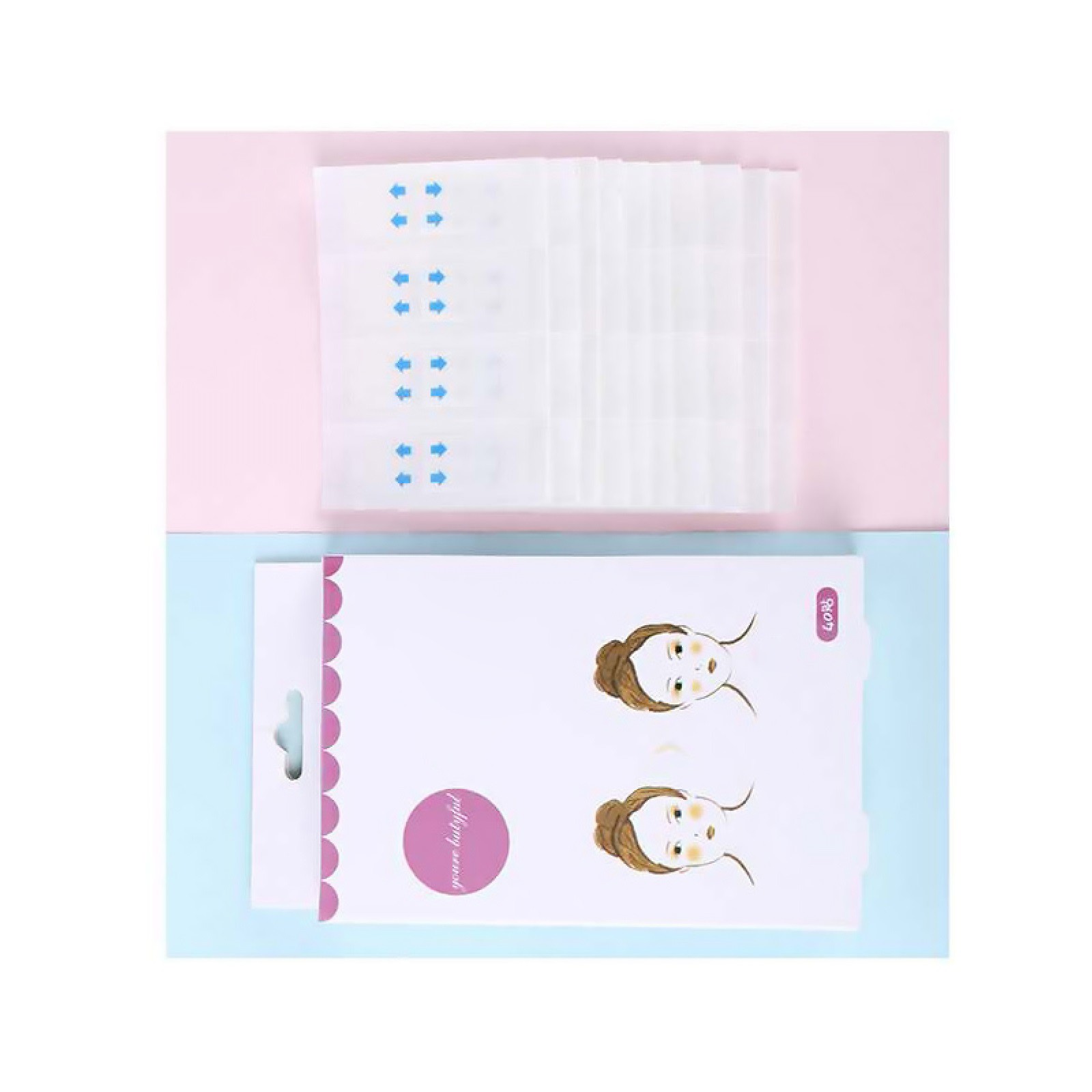 Facial Care 40PCS Fast Invisible Face Lifting Tape Stickers Make-Up Lift Tools,