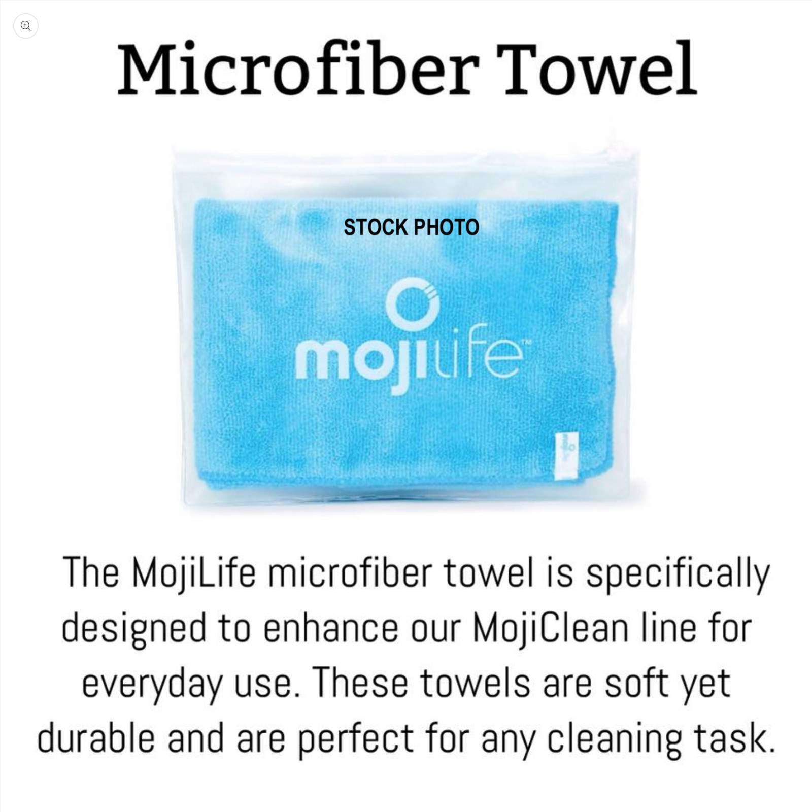 NEW MojiLife Microfiber Towel