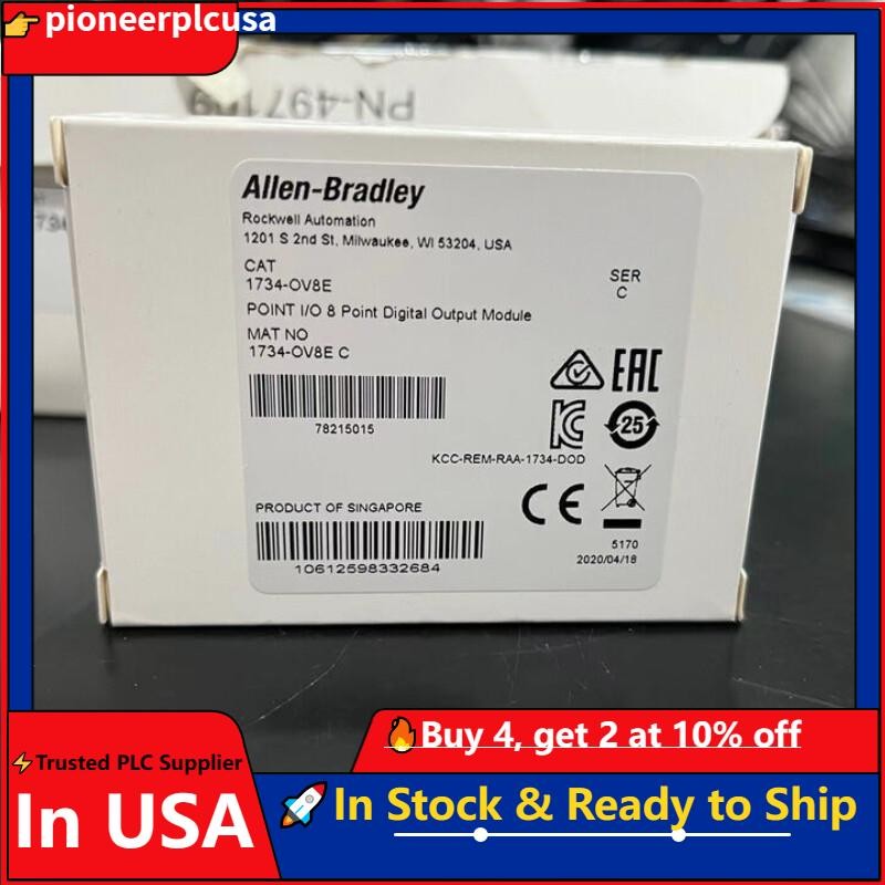 1734-OV8E POINT I/O 8 Point Digital Output Module Brand AB  US Free Tax