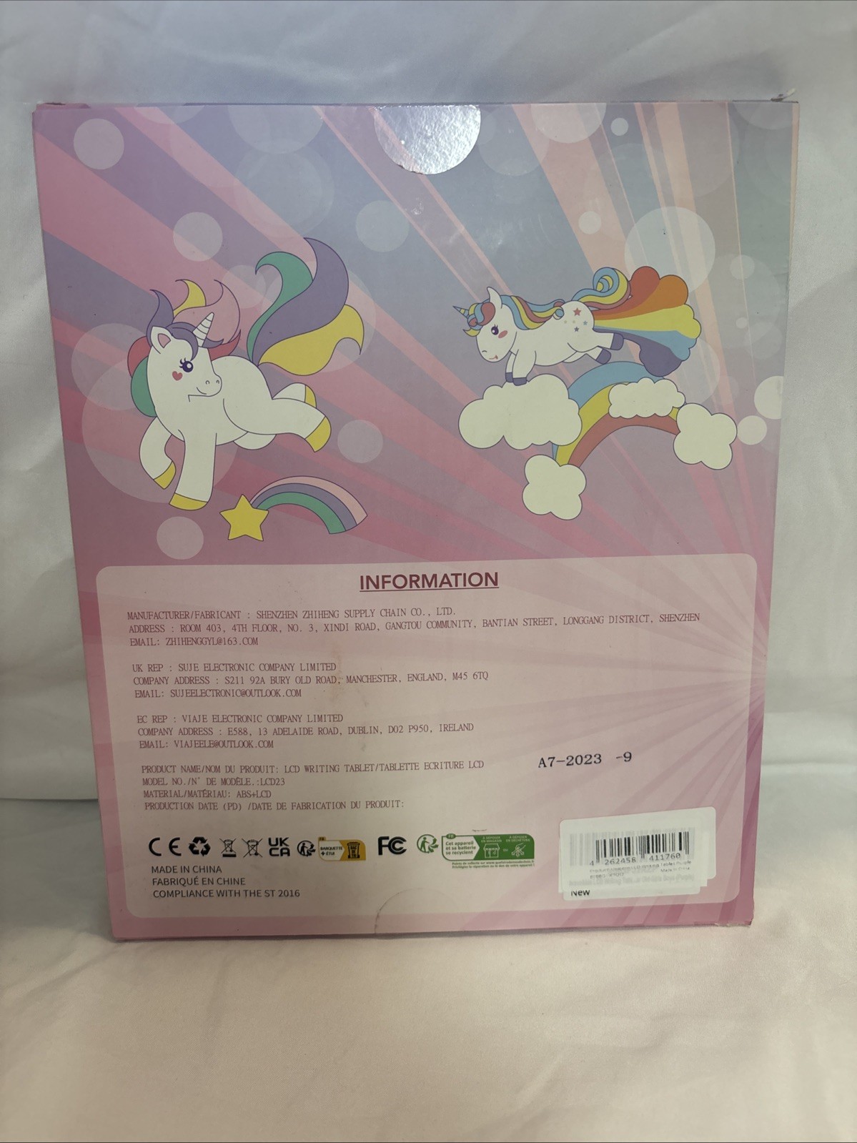 LCD Writing Tablet - Unicorn New In Box , #10