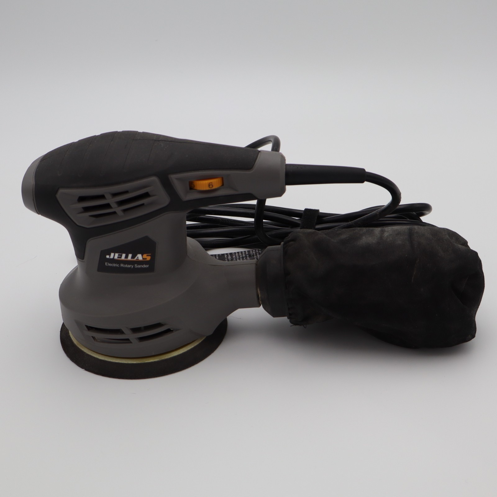 Jellas 5-Inch Random Orbital Sander Power Tool 13000RPM 6 Variable Speeds 2.5A