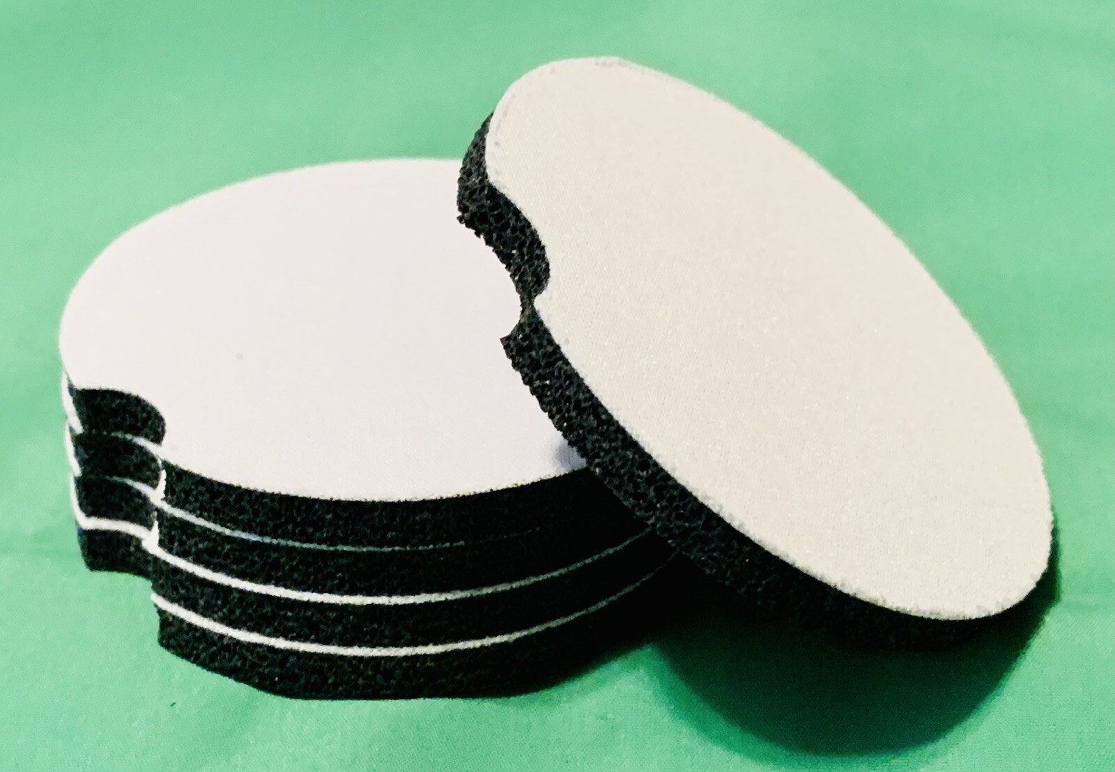 Sublimation Car Cup Coasters Blank Sublimation Cup Coasters Blanks with 1 Pc