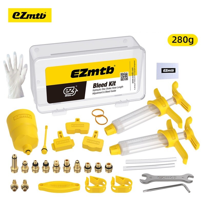 Universal Bicycle Hydraulic Disc Brake Mineral Oil Bleed Kit  Brake Repair Tools