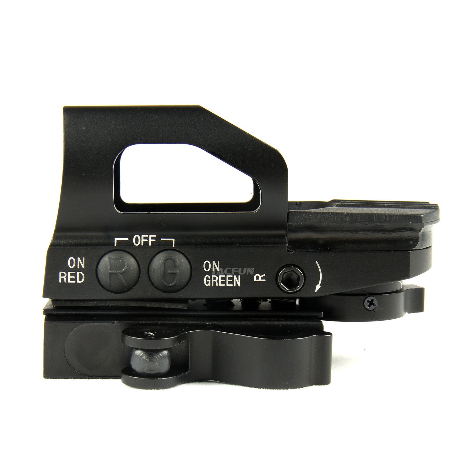 Compact Red Green 4 R Adjustable Dot Reflex Sight Weaver Quick Release Mount